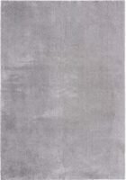 Relax Modern Fluffy Short Pile Rug, Non-Slip Underside, Washable up to 30 Degrees, Super Soft, Fur Look, Grey, 160 x 230 cm